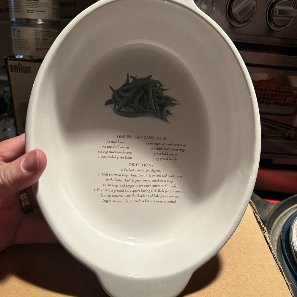 NIB ceramic casserole dish